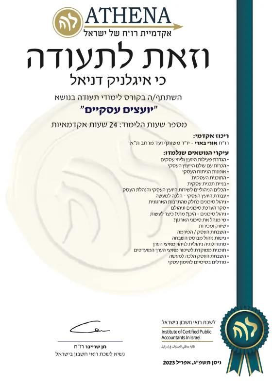 Certified Business Consultant